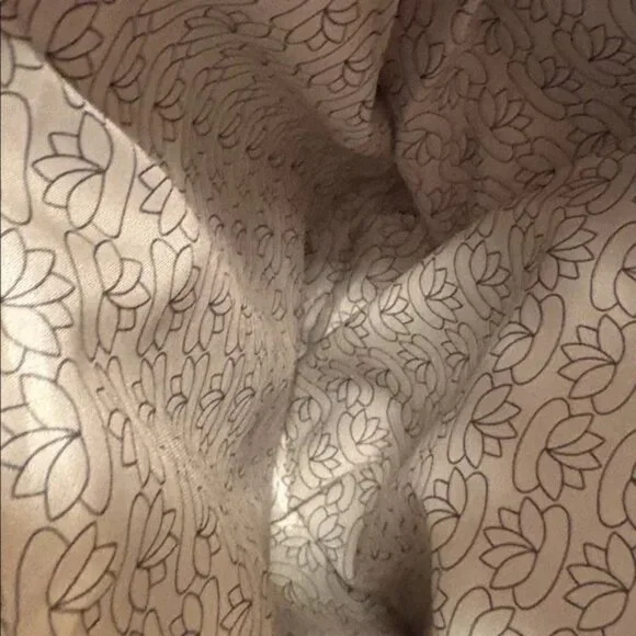 Lily Bloom Striped Tote Bag Recycled Material Multicolor With Brown Handles & Fl - Picture 4 of 8